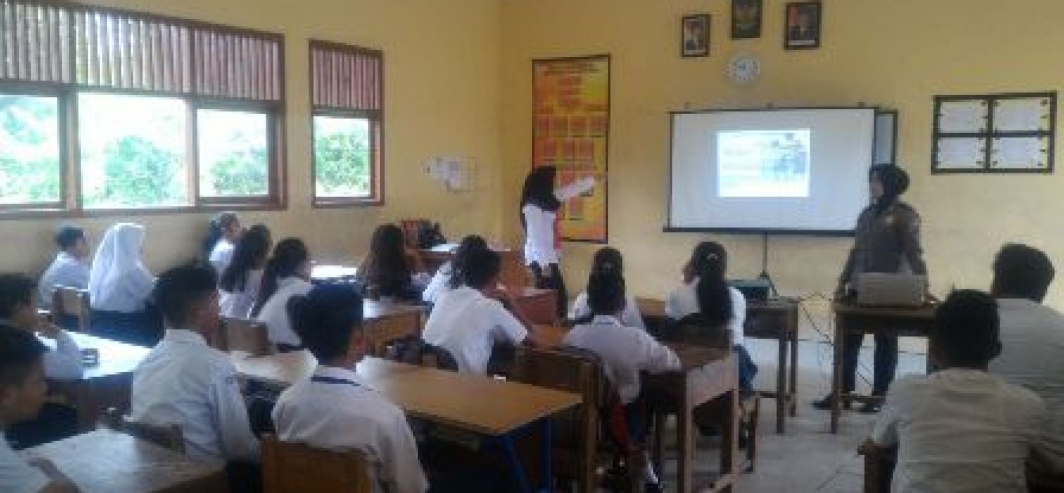 Polsek Sungaiselan Sosialisasikan Kenalakan Remaja dan Bahaya Narkoba
