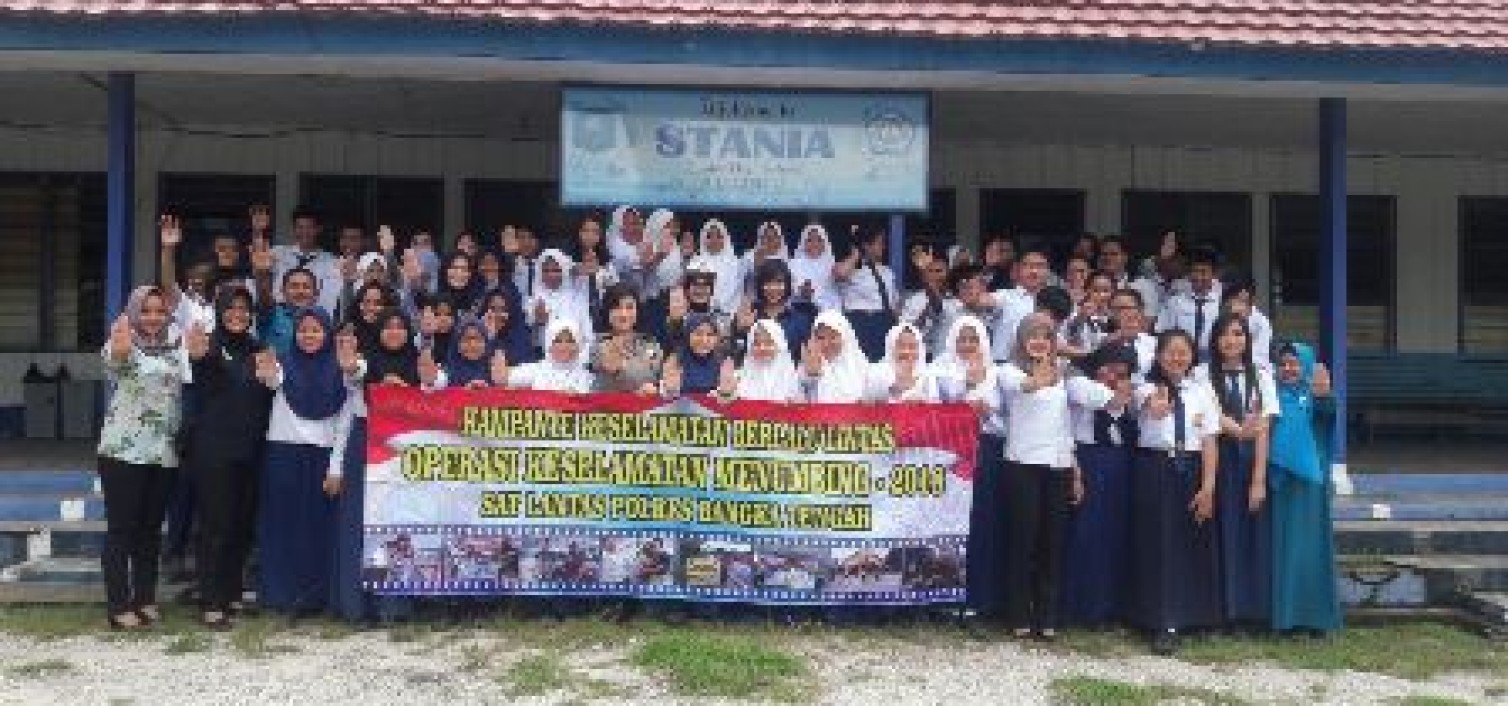 Polwan Polres Bateng Turun Sosialisasikan Keselamatan berlalu lintas