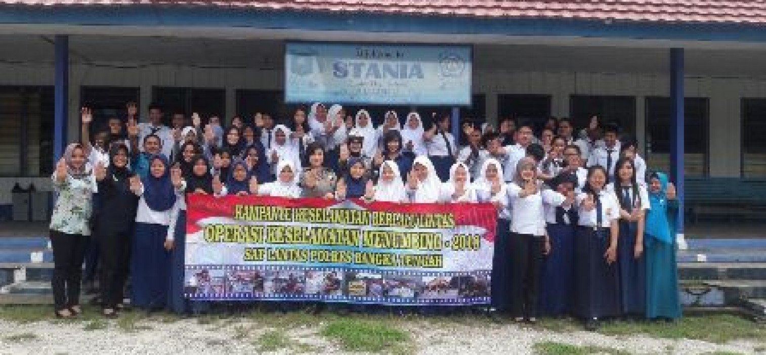 Polwan Polres Bateng Turun Sosialisasikan Keselamatan berlalu lintas