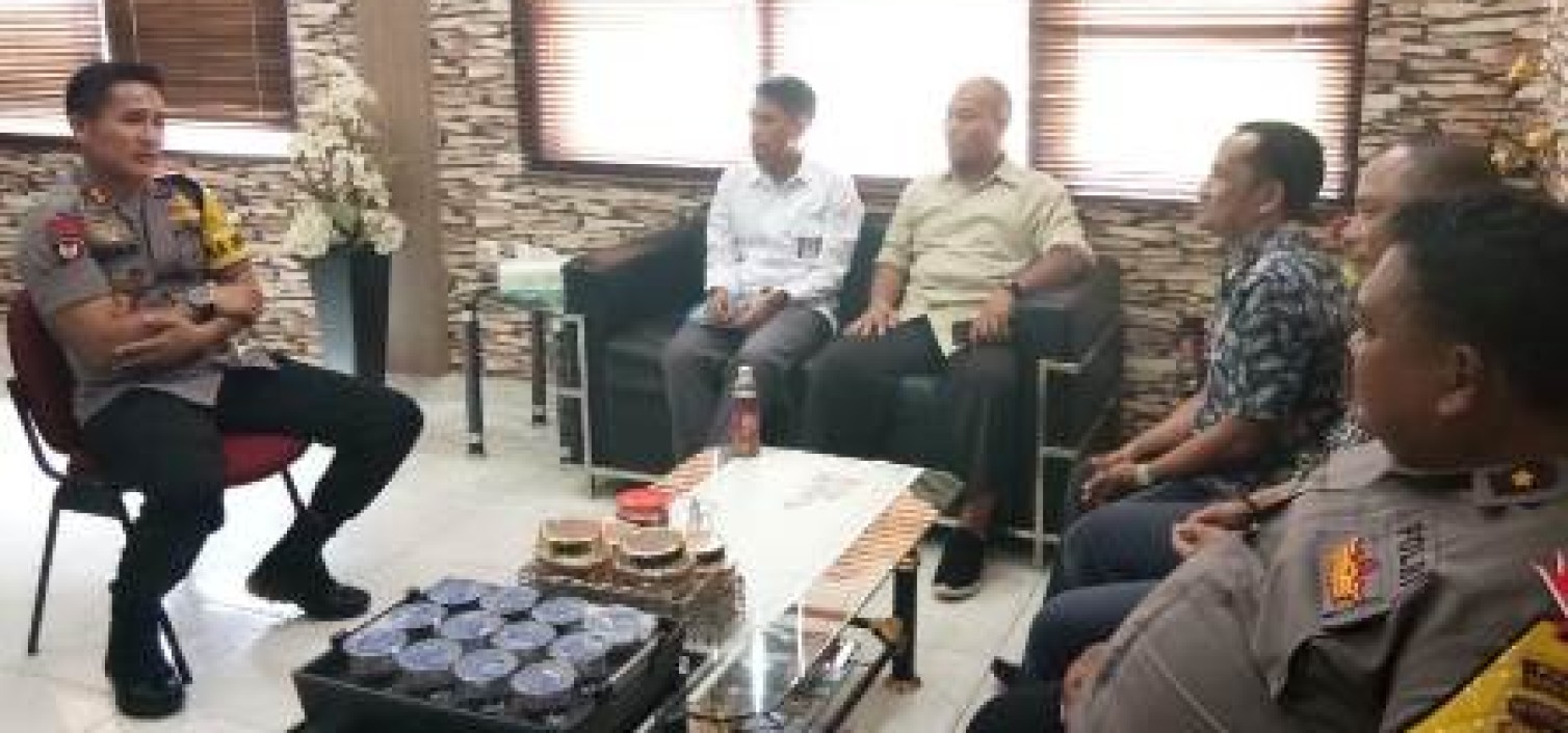 Kunjungan Komisioner KPU bateng, Kapolres Bateng “Kita Siap Amankan Hingga ke Ujung Pulau”