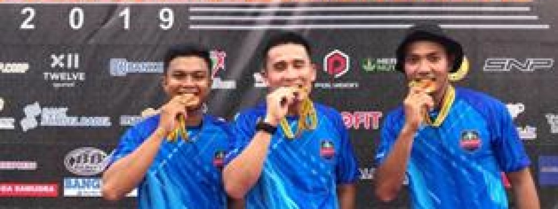 Kapolres Bateng Ikut Berkompetisi Di Sungailiat Triathlon 2019