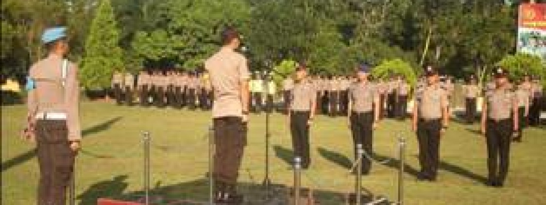 Sebanyak 38 Personil Polres bangka tengah Naik Pangkat