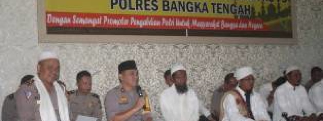 Hut Bhayangkara Polres Bangka tengah Gelar Dzikir Dan Doa Bersama Majelis Az Zikra