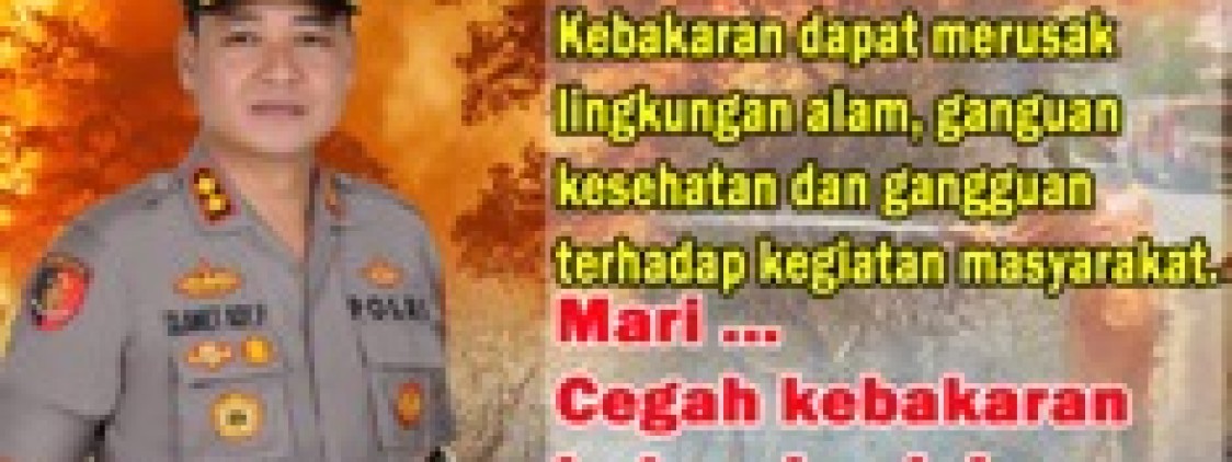 Polres Bangka tengah Gelar Sayembara Terkait Karhutlah