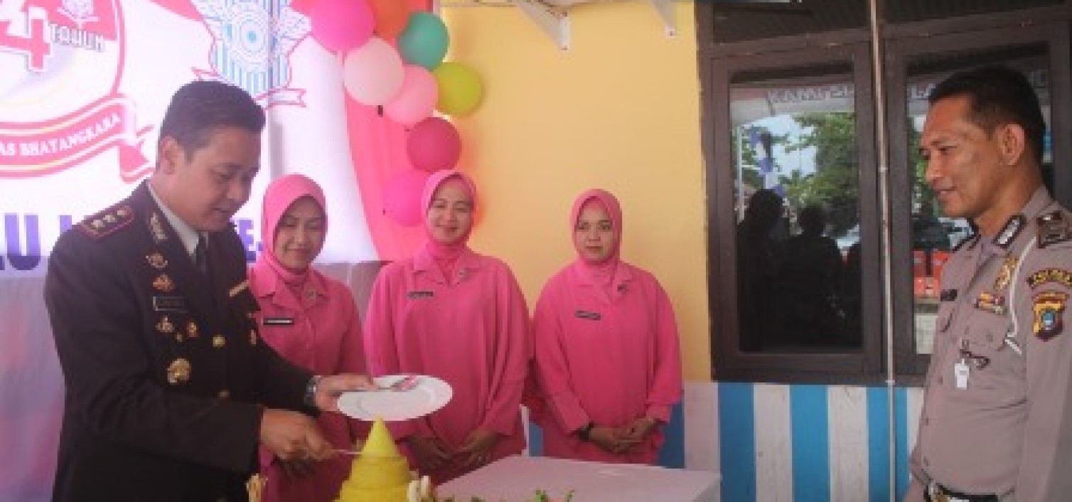 HUT Polantas, Sat Lantas Polres Bangka tengah Gelar Syukuran