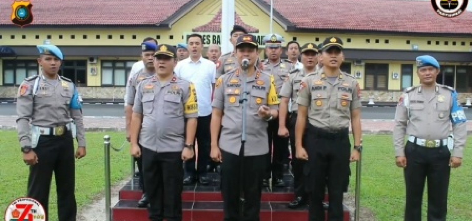 Kapolres Bangkatengah Ucapkan HUT TNI Dengan Video Apik
