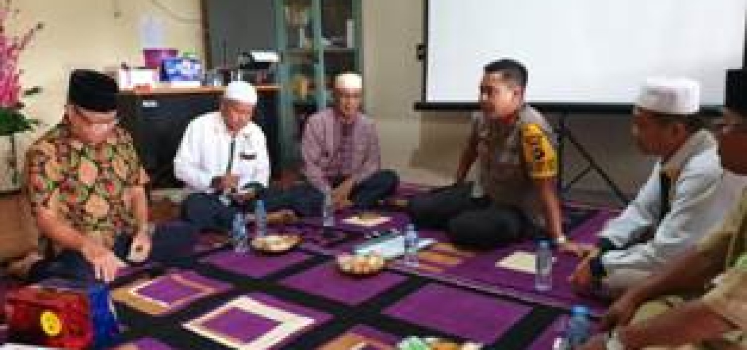 Sambang Ke Tokoh Agama, Akbp Slamet : Keberhasilan tugas Polri adalah berkat peran andil bapak – bapak sekalian