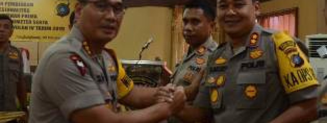 Polres Bangka tengah Raih Dua Penghargaan Dari Kapolda Kep. Bangka Belitung