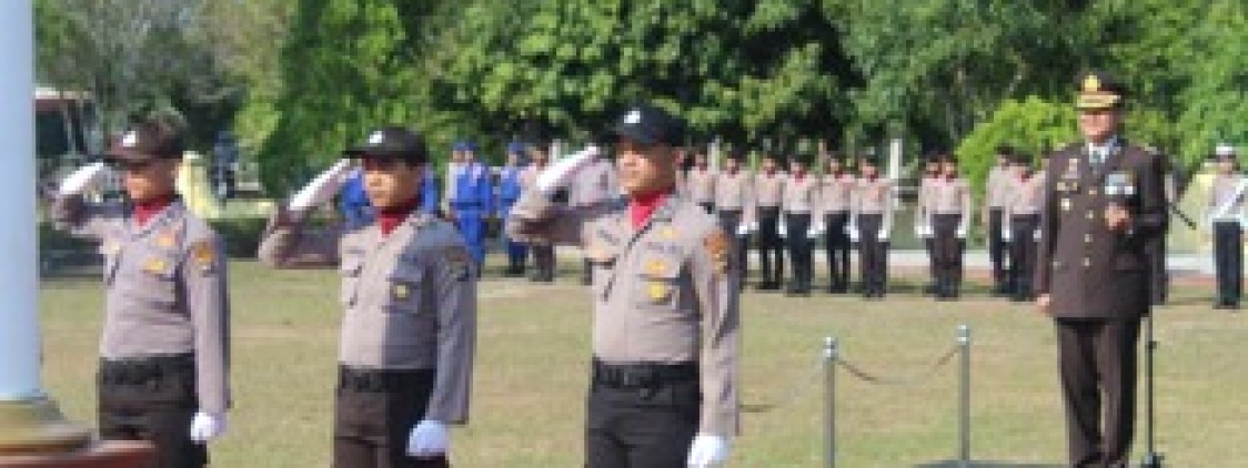 10 November, Polres Bangka Tengah Gelar Upacara Peringatan Hari Pahlawan