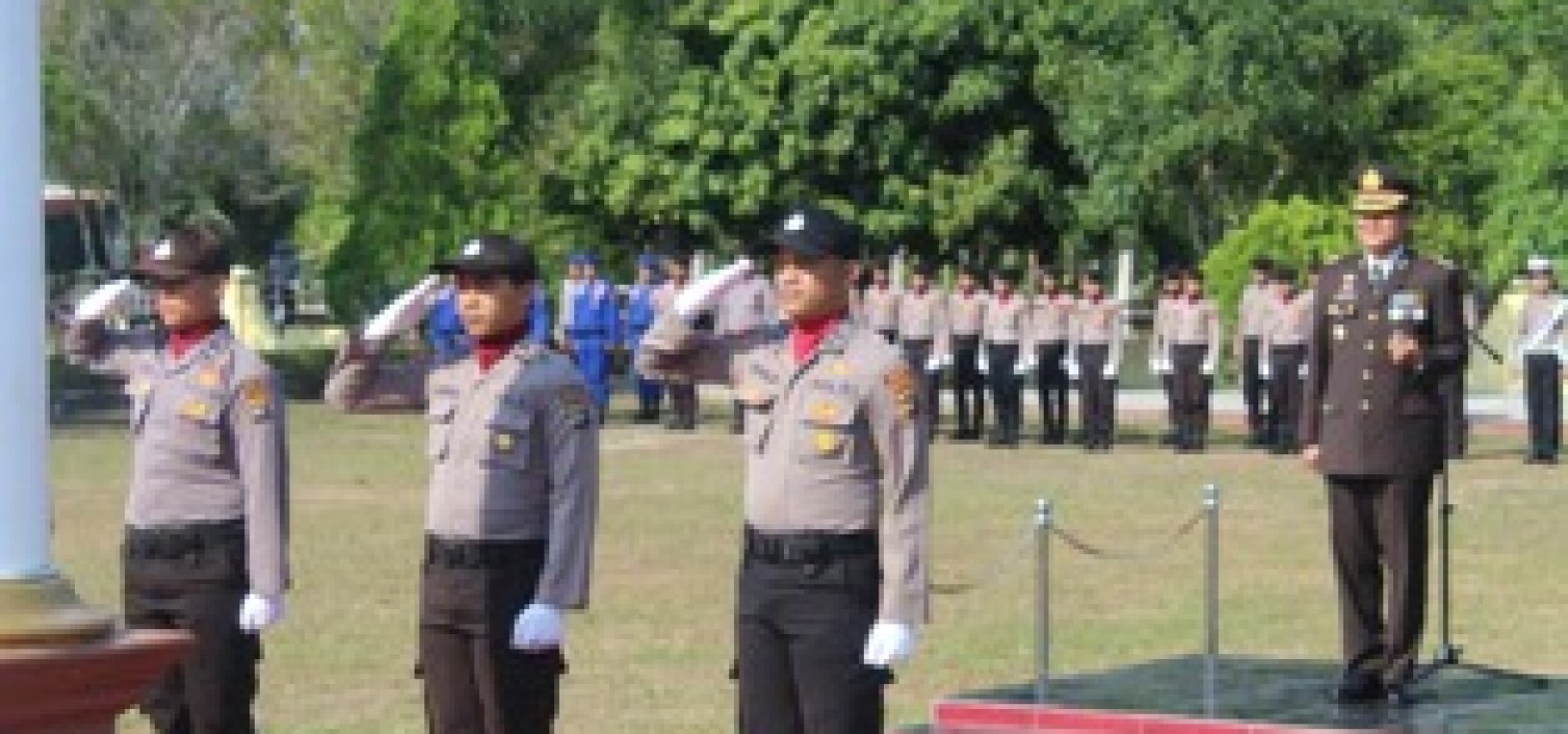 10 November, Polres Bangka Tengah Gelar Upacara Peringatan Hari Pahlawan