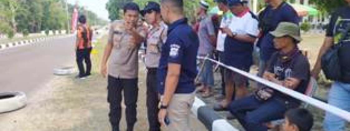 Polres Bangka tengah Laksanakan Pengamanan Pada Road race Piala Bupati