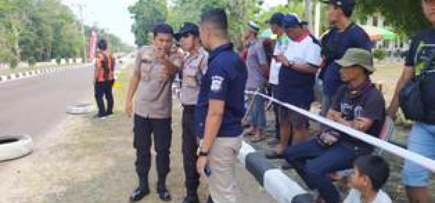 Polres Bangka tengah Laksanakan Pengamanan Pada Road race Piala Bupati