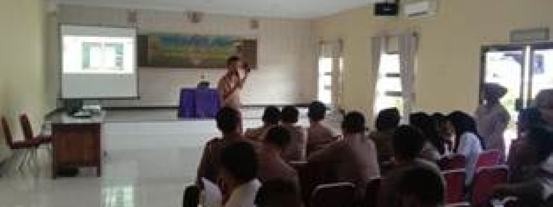 Polres Bangka Tengah Sosialisasikan Manajemen Personil Berbasis Online