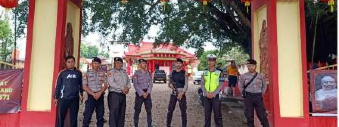 Kapolres Bangka Tengah Kerahkan 99 Personil Pengamanan Perayaan Imlek 2020