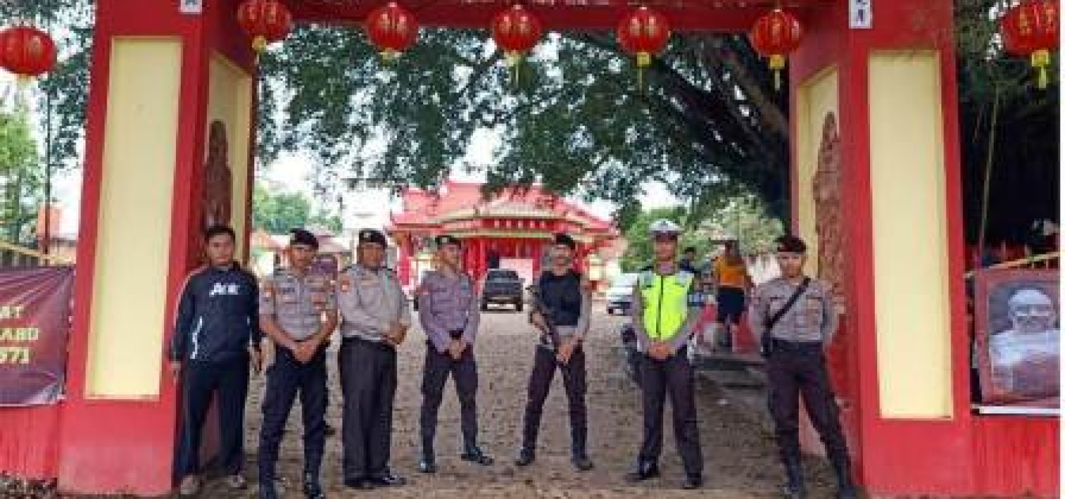 Kapolres Bangka Tengah Kerahkan 99 Personil Pengamanan Perayaan Imlek 2020