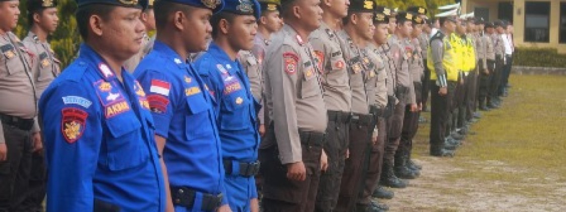 Upacara Bulanan, Kapolres Bateng : Anggota Harus Lebih Proaktif !