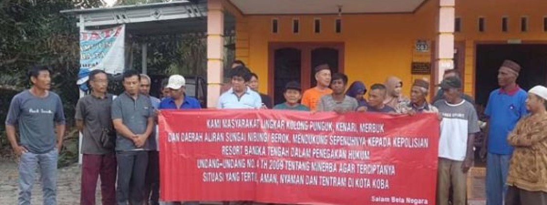 Masyarakat Mengapresiasi Kinerja Polres Bangka Tengah Tertibkan Tambang Ilegal