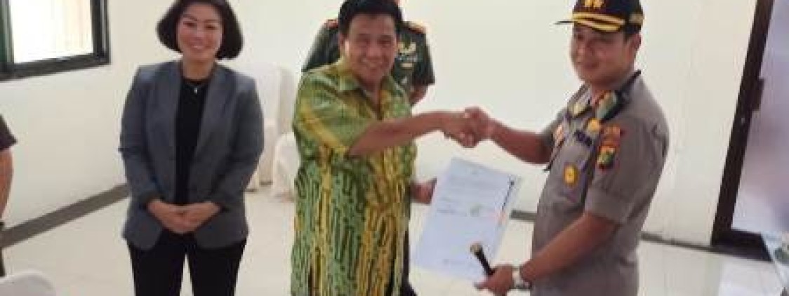 Polres Bangka Tengah Terima NPHD Pengamanan Pilkada 2020