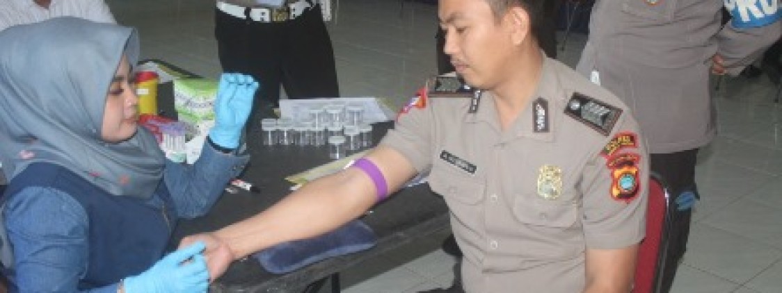 Personil Polres Bateng Jalani pemeriksaan kesehatan