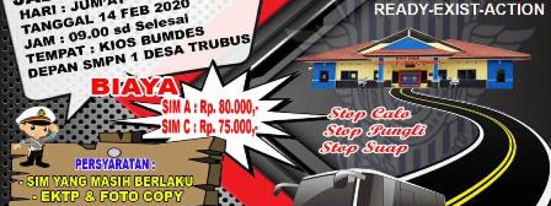 Sim Keliling Mampir Di Desa Terubus, Catat ! Waktunya