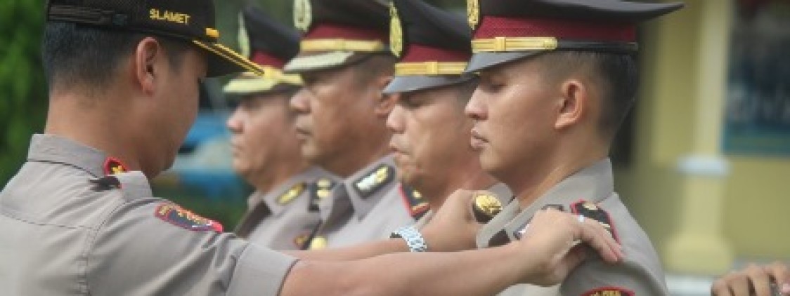 Kapolres Bangka tengah Gelar Sertijab Dua Pejabat Polres Bangka tengah