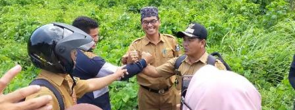 Sepakat ! Tapal Batas Desa Belilik, Desa Jelutung dan Desa Namang Ditentukan