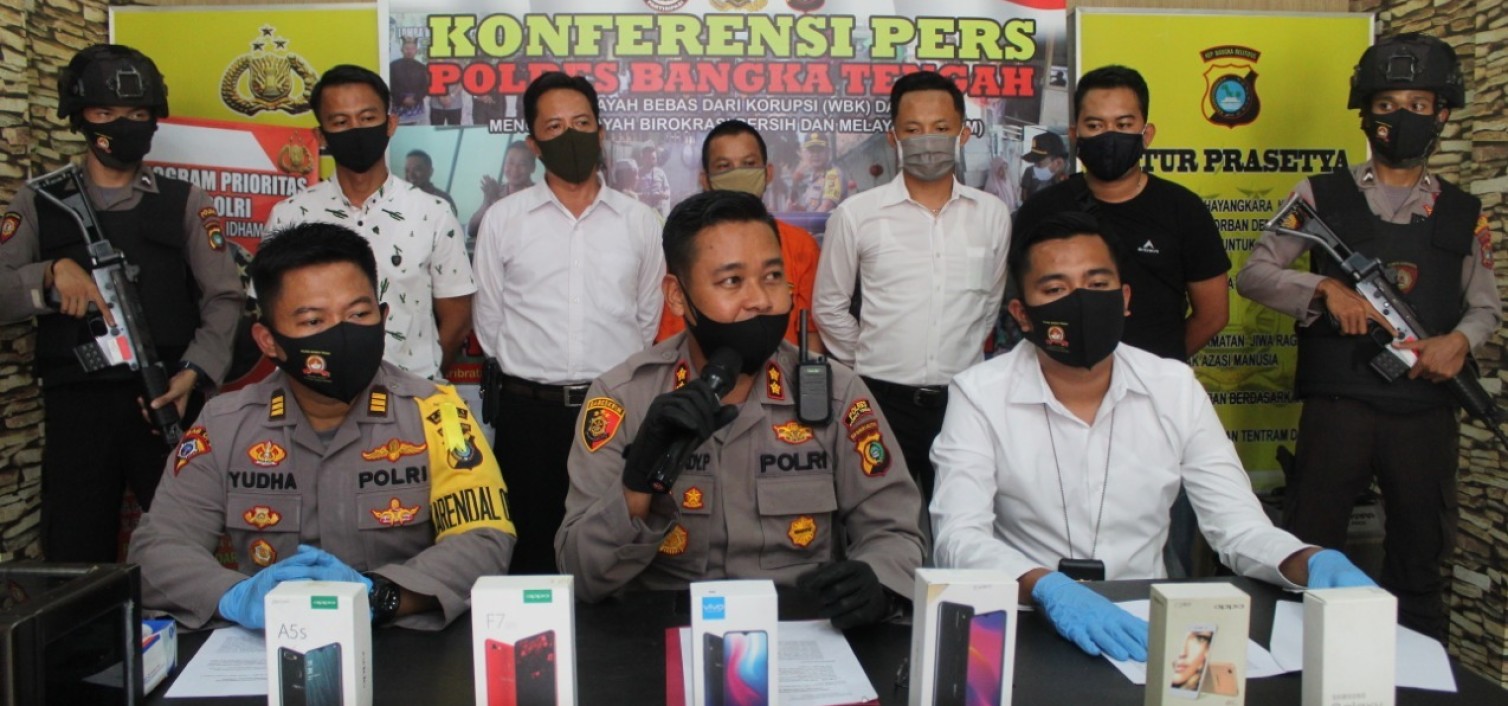 Residivis Spesialis Maling Handphone di 7 TKP Kembali Diringkus
