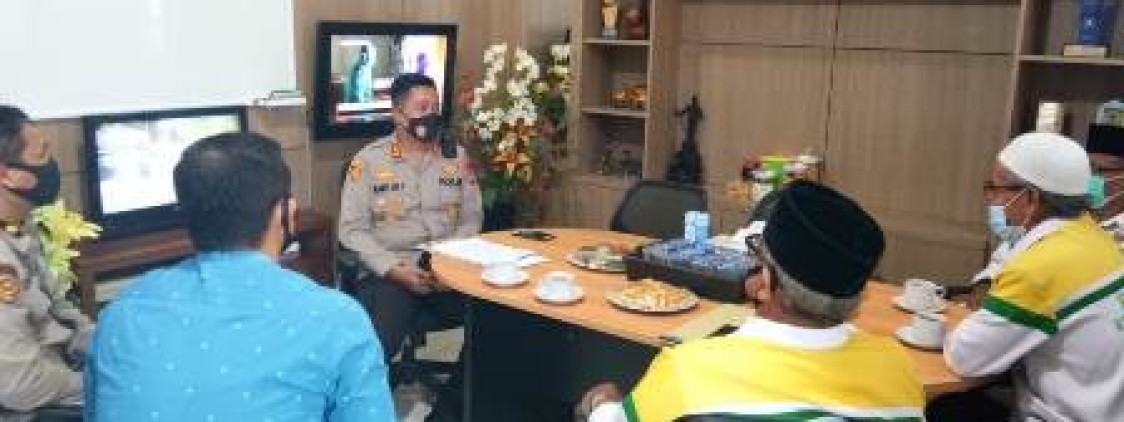 Kapolres Bangka Tengah terima kunjungan baznas Kab.Bateng