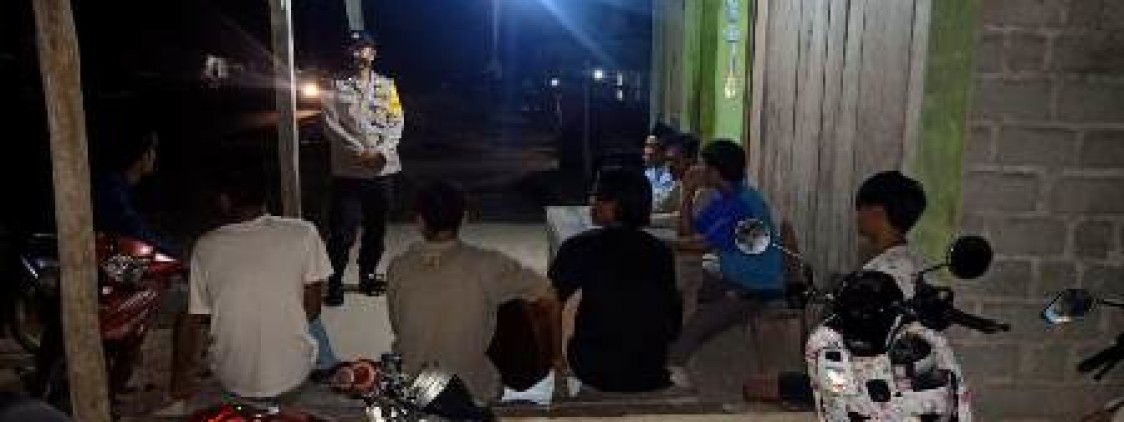 Personil Polsek Lubuk Besar rutin lakukan Sosialisasi 3 M