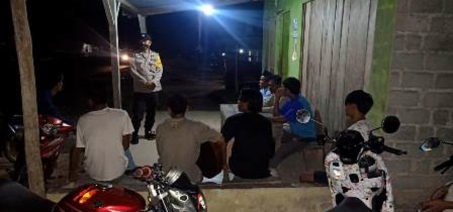 Personil Polsek Lubuk Besar rutin lakukan Sosialisasi 3 M