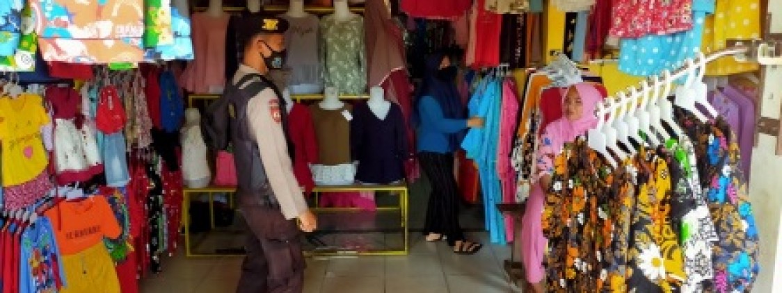 cegah covid-19, sat sabhara polres bateng sosialisasi protokol kesehatan 3 M
