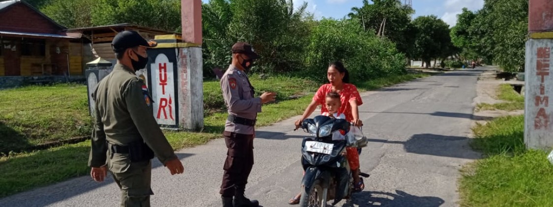 Polsek Lubuk Besar gencar lakukan Ops yustisi