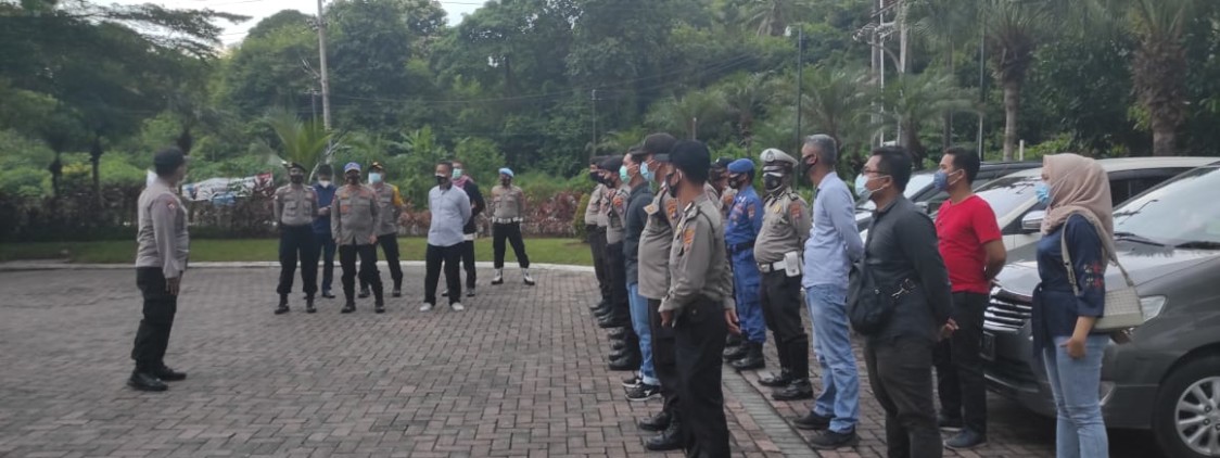 Polres Bangka Tengah kerahkan puluhan personil dalam kegiatan Debat Kandidat Calon Bupati dan Wakil Bupati