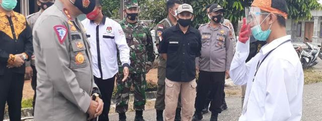 Tim Asistensi Mabes Polri Cek Pengamanan TPS Di Wilayah Bangka tengah
