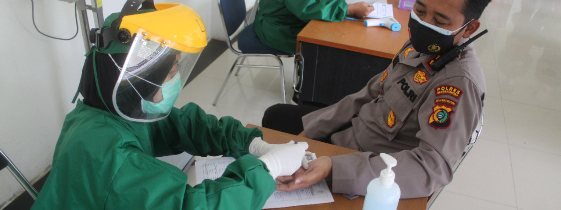 AKBP Slamet Ady Jalani Screening Pra Vaksinasi Covid-19