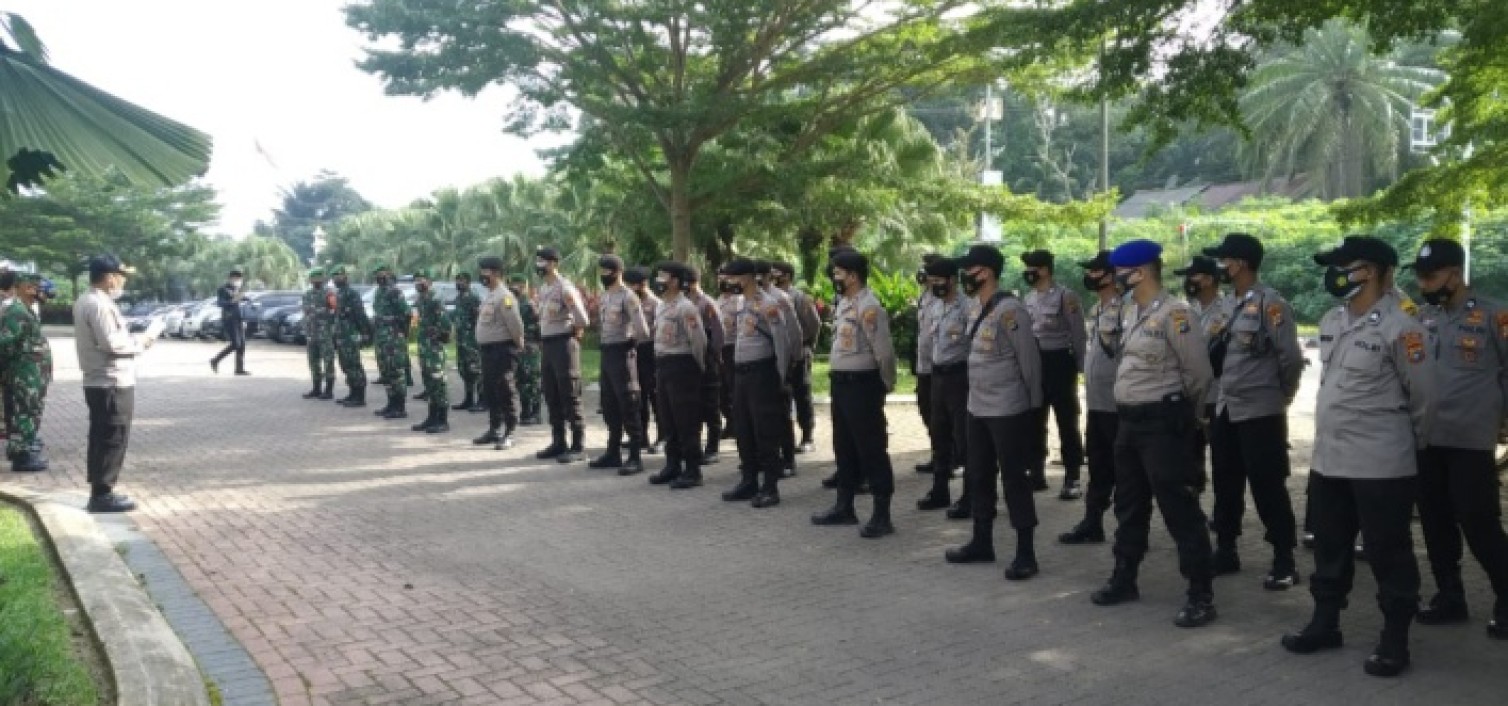 Penetapan Paslon Bupati Dan Wakil Bupati Terpilih Kab. Bateng” Polres Bateng terjukan 80 Personil