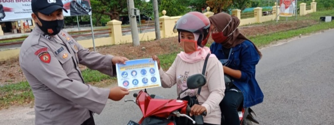 Polsek Lubuk Besar Gencar Lakukan Ops Yustisi