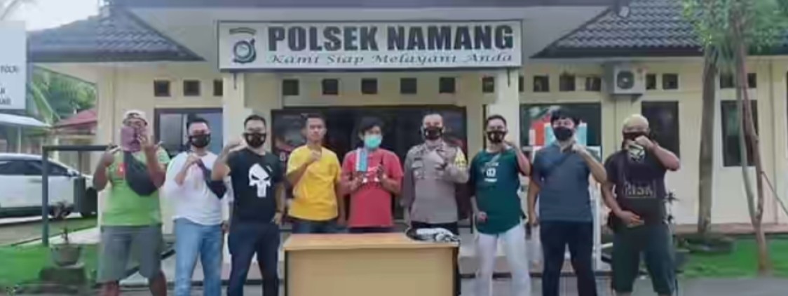 Gabungan Reskrim Polsek Namang dan Tim Tupai Polres Bateng amankan dua pencuri handphone