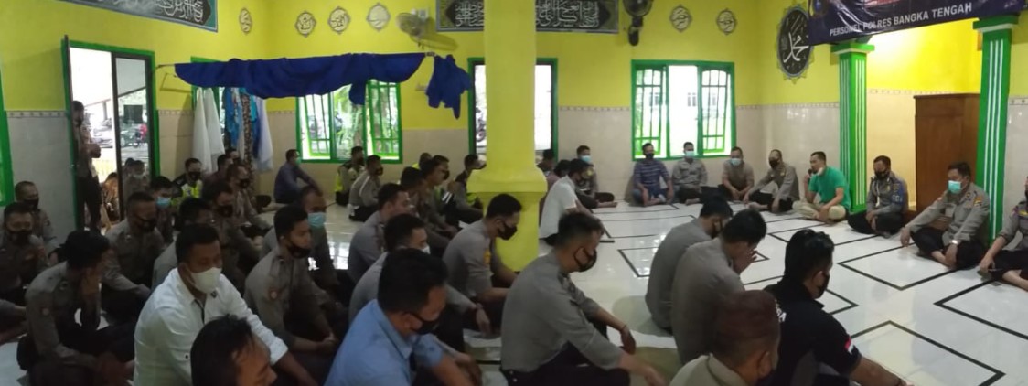 Berharap Kesembuhan Anggotanya, Kapolres Gelar Doa Bersama