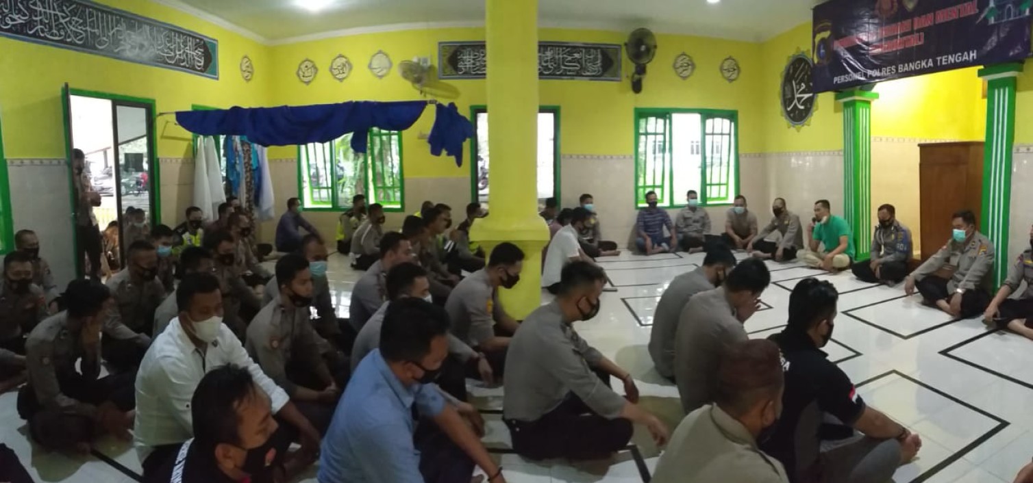 Berharap Kesembuhan Anggotanya, Kapolres Gelar Doa Bersama
