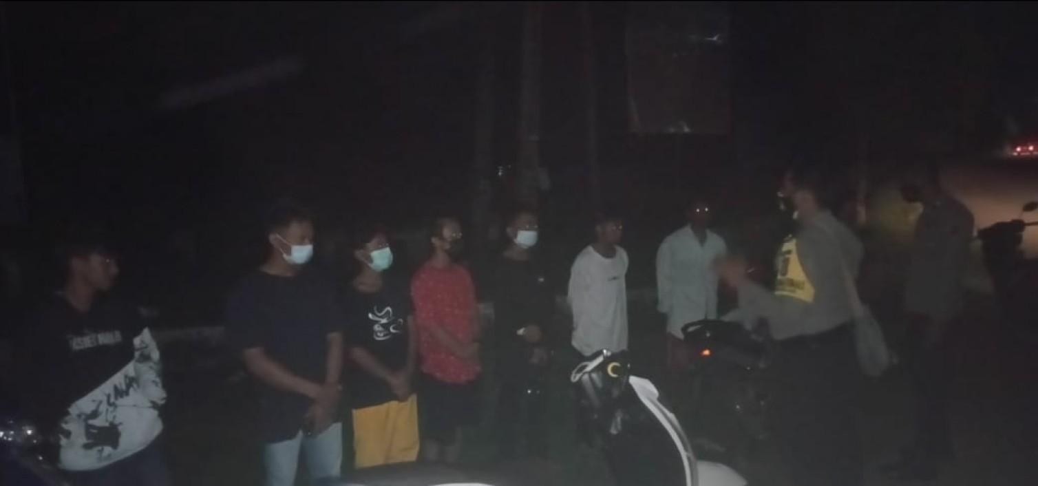 Cegah penyebaran virus Covid-19, Polres Bateng rutin lakukan patroli KRYD