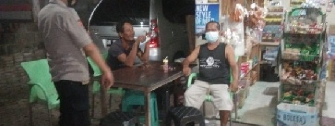 Cegah Covid-19, Polsek Koba Berikan Edukasi Prokes 5 M Ke Masyarakat