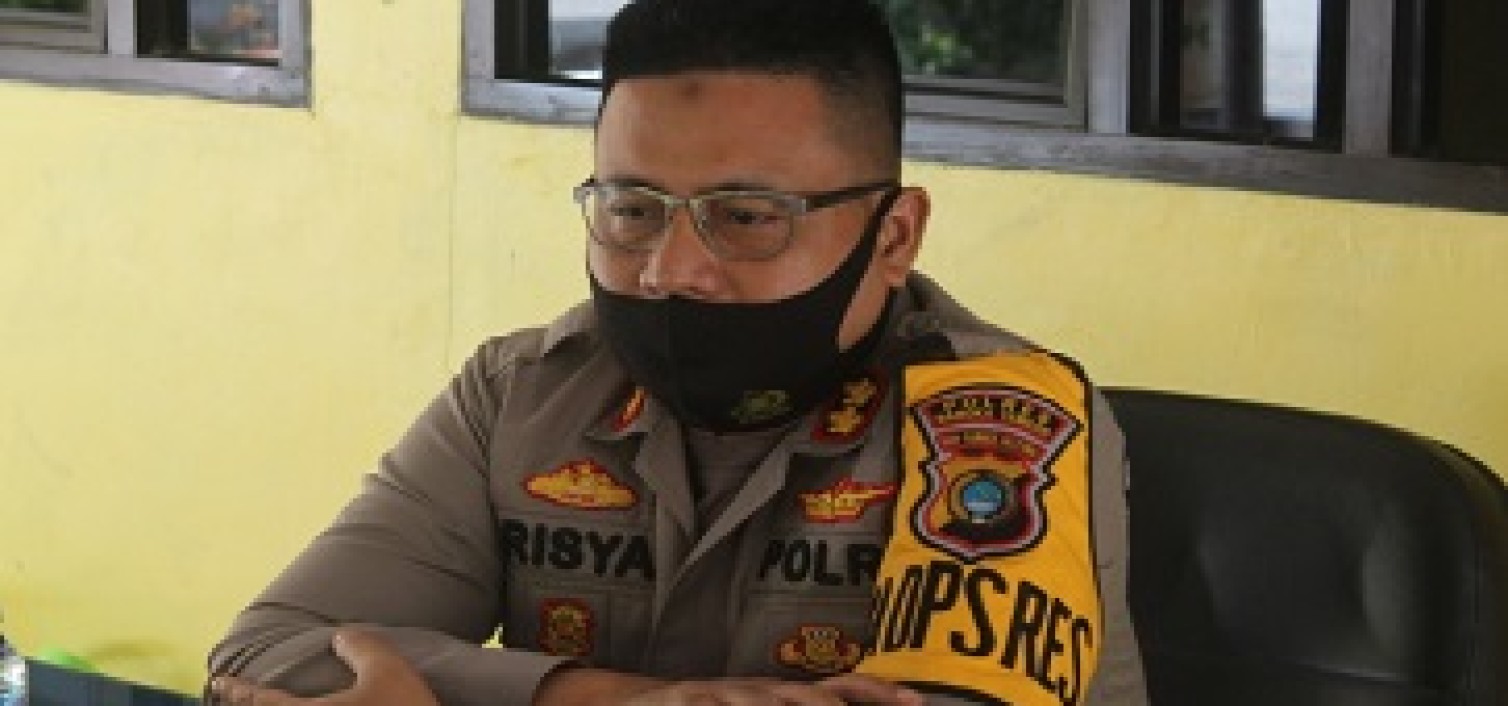 PPKM Level 3, Kapolres Bangka tengah Tiadakan Apel Bersama