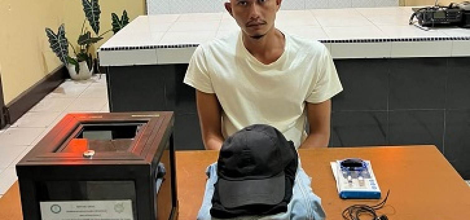 Bobol ruko Erik resedivis pencurian kembali diamankan Polsek Koba