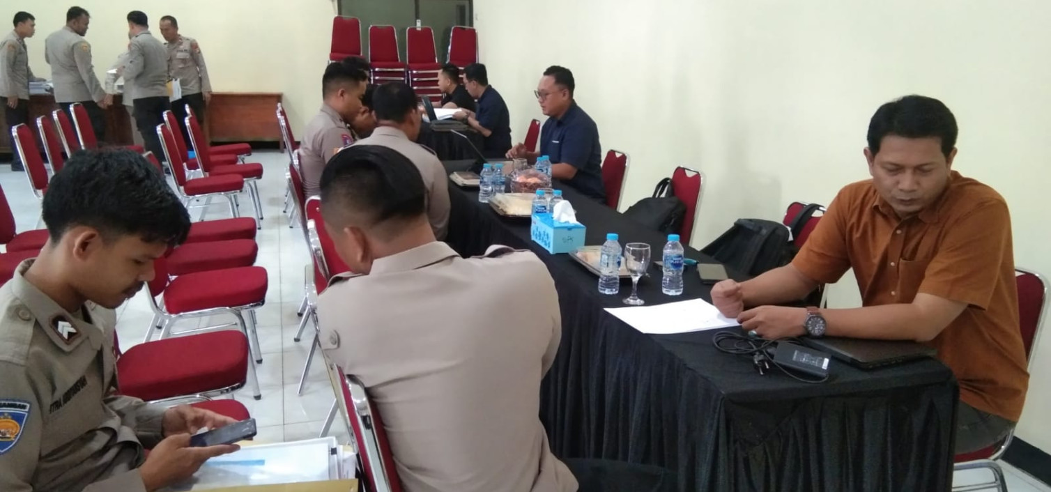 BPK RI Kunjungi Polres Bangka Tengah Untuk Lakukan Pemeriksaan Interim