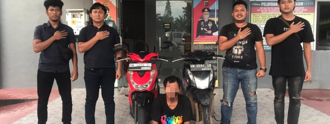 Lagi ! Polres Bangka Tengah Ringkus Pelaku Curanmor
