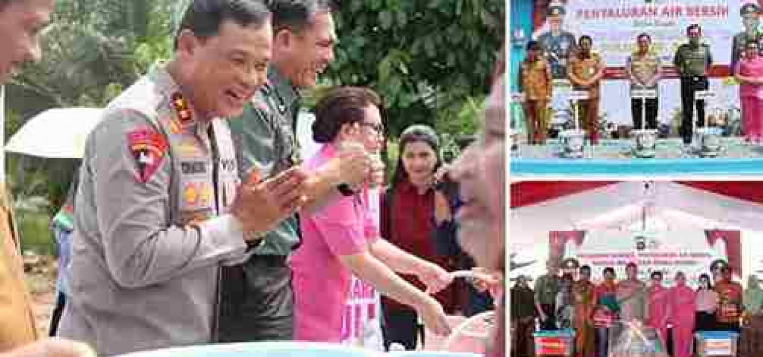 Polda Kep. Bangka Belitung dan Polres Bangka Tengah bagikan 1500 paket Bansos di Hari Bhayangkara ke 78 tahun 2024