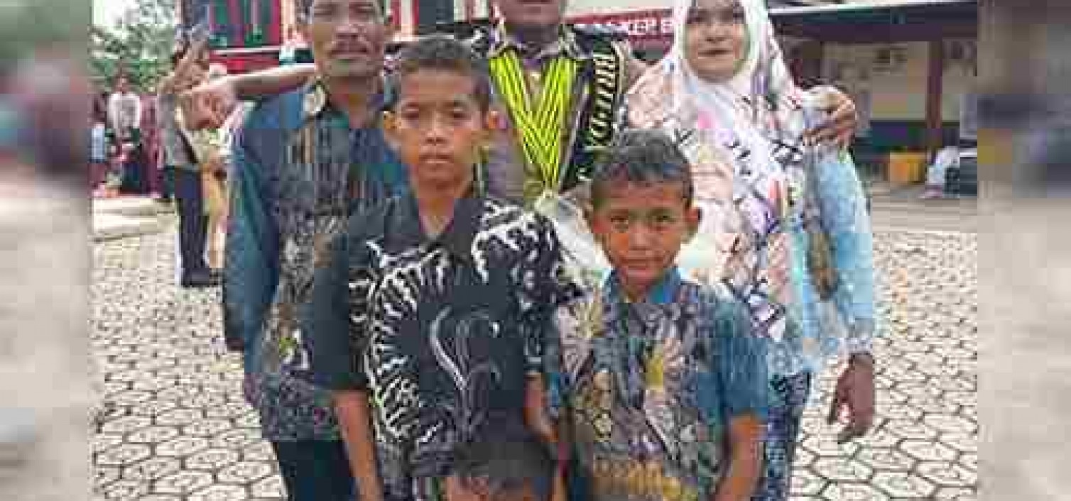 Lulus Dan Sandang Pangkat Bripda, Anak Seorang Nelayan Bangka Tengah Ini Raih 2 Predikat Terbaik Di SPN Polda Babel