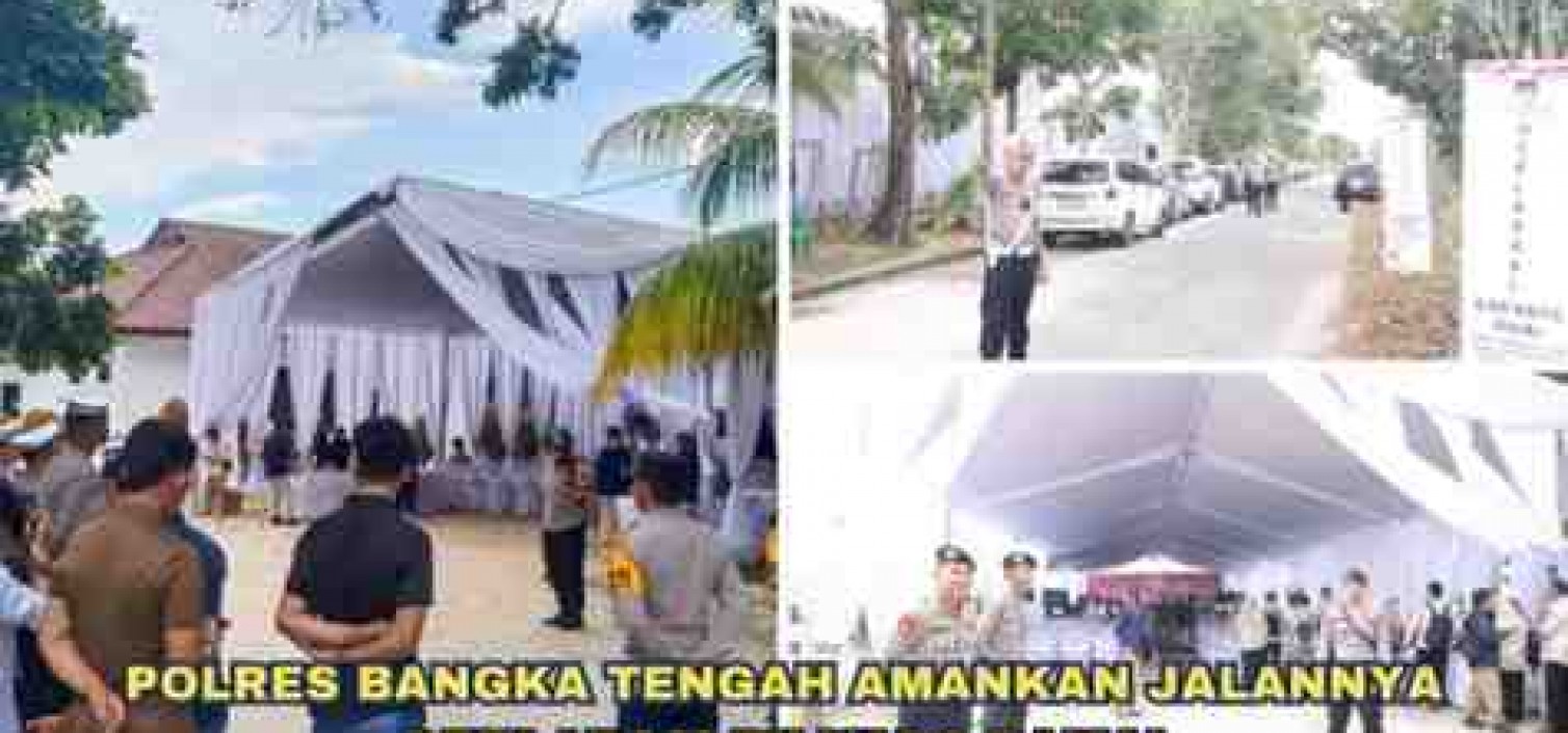 POLRES BANGKA TENGAH AMANKAN JALANNYA DEKLARASI PILKADA DAMAI