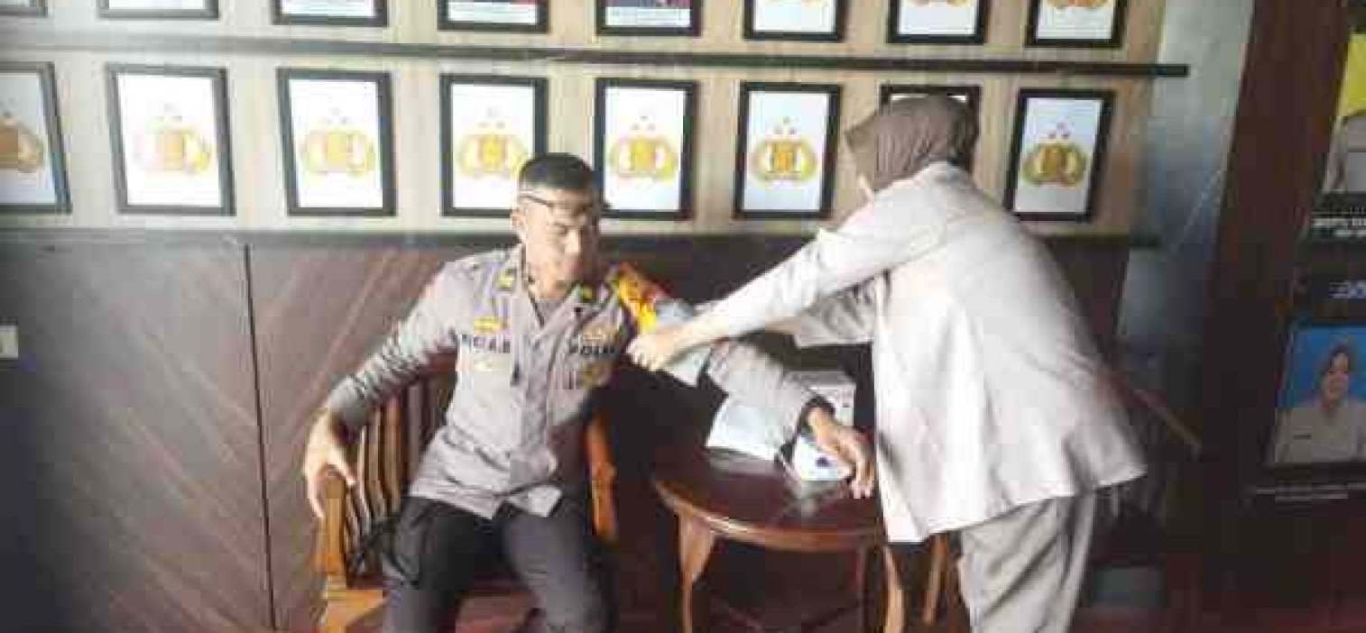 SI DOKKES POLRES BANGKA TENGAH LAKUKAN CEK KESEHATAN BERKALA PERSONEL TERLIBAT OPERASI MANTAP PRRAJA